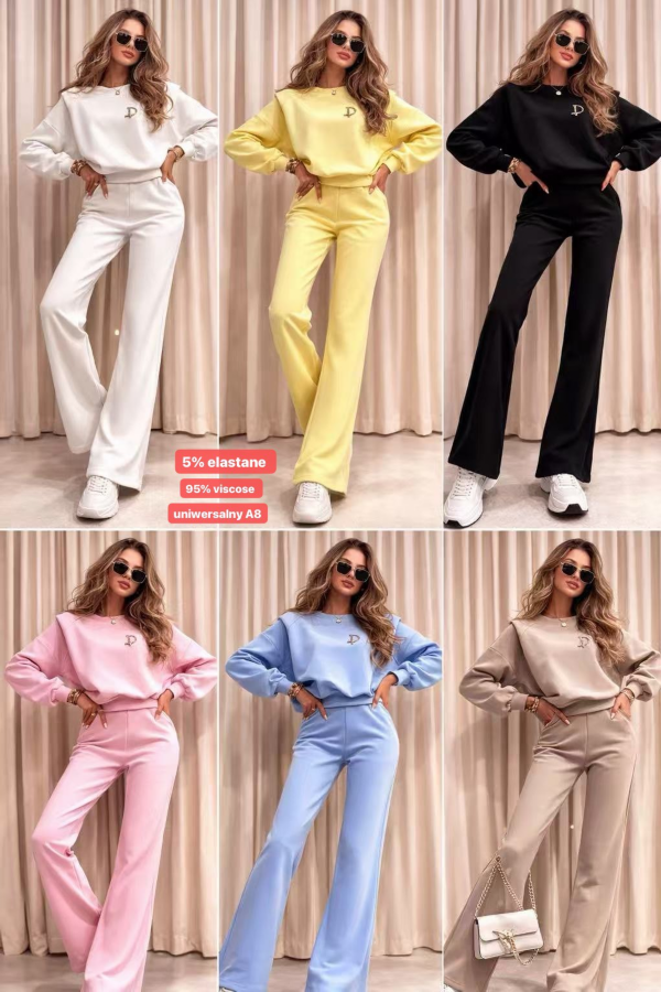 Komplet damskie Roz Standard, Mix Kolor Paczka 10 szt